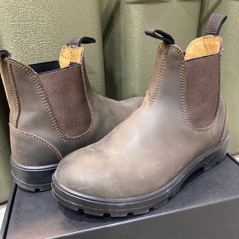 Brown Blundstone Boots